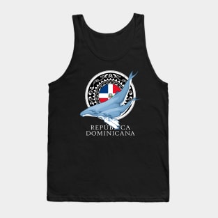 Humpback Whales Diving Dominican Republic Tank Top